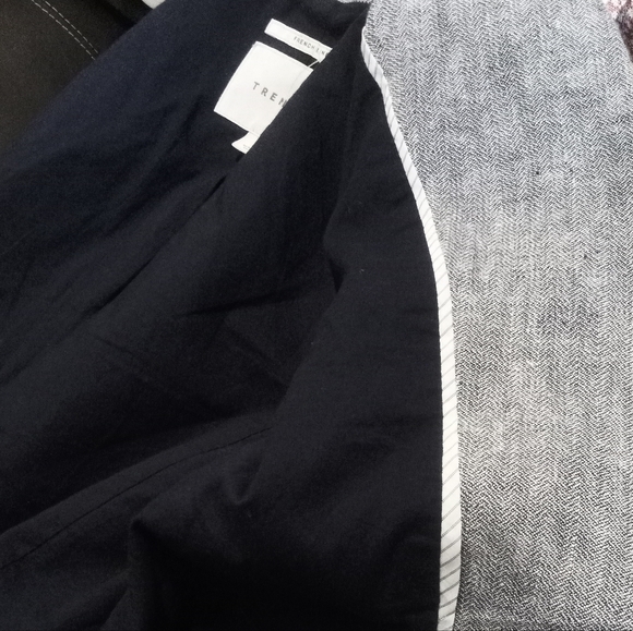 Trenery French linen gray blazer - Picture 6 of 11